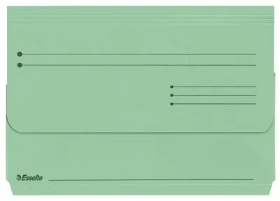 Produktbild von Esselte Dokumententaschen A4+, 25 Stück, 200 Blatt, erweiterbare Ordner, umweltf