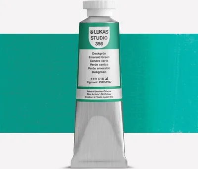Obrázok produktu pre Lukas Studio Olejová farba Emeral Green 37 ml 1 ks