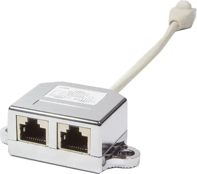 Produktbild von LogiLink RJ45 T Adapter 2 x ISDN
