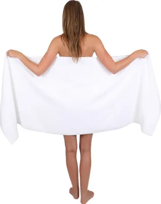 Produktbild von Betz XXLSaunatuch 70 x 200 cm  GOLD 100%Baumwolle Qualität 600g/m² Farbe weiß