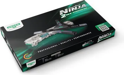 Produktbild von Glasreinigungs-Set Unger ErgoTec NINJA Starter Kit 2in1