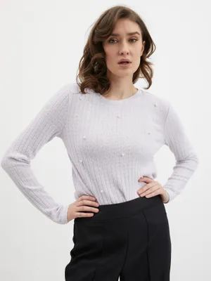 Produktbild von Orsay Hellvioletter Damen-Leichtpullover 180193-454000__L