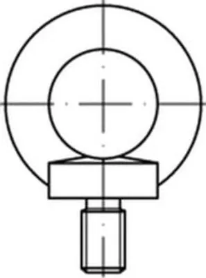 Produktbild von DIN 580 Ringschraube VG M14 Stahl blank 10 Stk