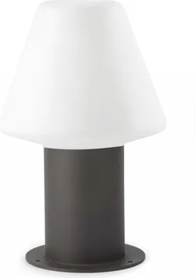 Produktbild von Faro 74433S-02, Außensockel-/Pfostenbeleuchtung, Dunkles Grau, Aluminium, IP44, I, E27