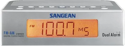 Obrázek produktu pro Radiobudík RCR-5 s 5 předvolbami, digitální ladění, duální budík, stříbrná