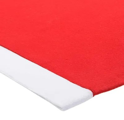 Zdjęcie produktu dla SPRINGOS pokrowiec na krzesło czapka Mikołaja pokrowiec na krzesło oparcie rozmiar: 48x68 cm dekoracja świąteczna Boże Narodzenie (czerwony)