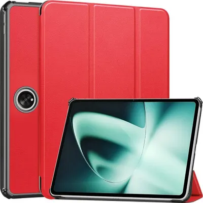 Produktbild von OnePlus Pad Hülle - Tri-Fold Ständer Klapphülle mit Schlaf/Wach-Funktion - Rot