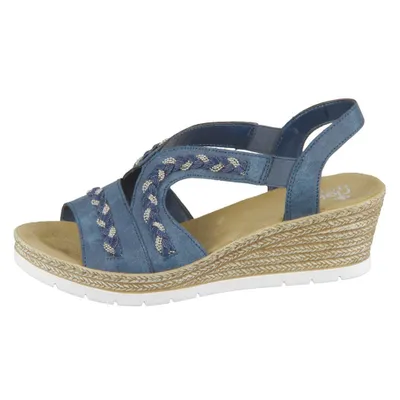 Produktbild von Rieker Damen Sandalette in Blau, Größe 36
