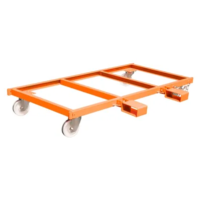 Produktbild von Bauer Langgutseitenwagen LSW 1,3, lackiert, Gelborange