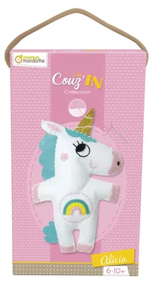 Immagine prodotto di My Mandarine KC066C Set da cucito My Mandarine "Little Couz'In", Unicorno Alicia