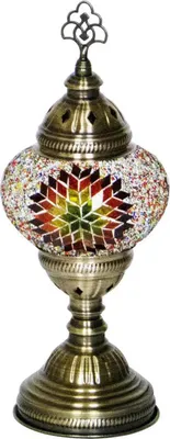 Produktbild von Orientalische Mosaiktischlampe – Mixcolour – Höhe 30 cm – Durchmesser Kugel(n) 13,5 cm