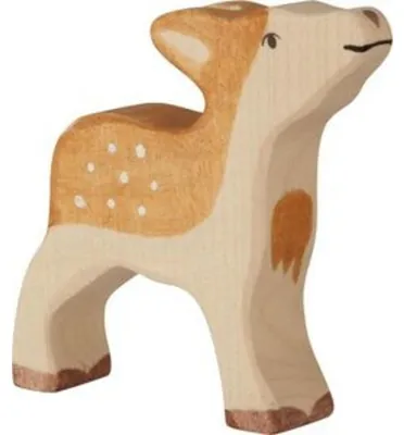 Produktbild von Holztiger Holz Spielfigur Rehkitz - nachhaltiges Spielzeug Hirschkalb