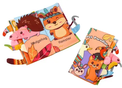 Zdjęcie produktu dla Miękka Książeczka Edukacyjna Szeleszcząca Zwierzęta Leśne