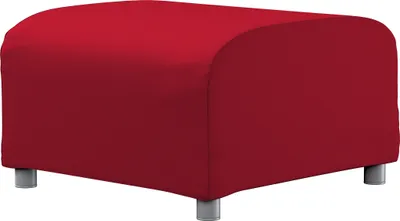 Produktbild von Dekoria Bezug für Klippan Hocker, rot, Husse, Klippan Hocker