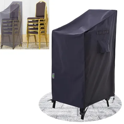 Productafbeelding van Waterdichte beschermhoes voor tuinmeubels, 65x65x75/115 cm - Grijs