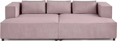 Produktbild von Lisa Design Stella - 3-Sitzer Sofa - aus Cord , Rosa