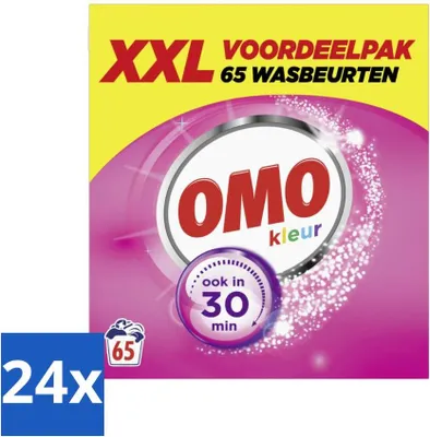 Produktbild von OMO Waschpulver Color 65 Wäschen 3,835 kg - Vorteilspack - 24 Stücke