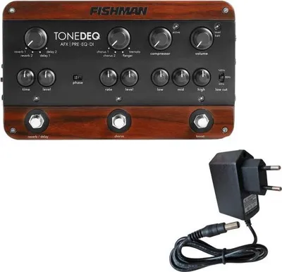Immagine prodotto di Fishman Tone DEQ AFX preamplificatore per chitarra con alimentatore