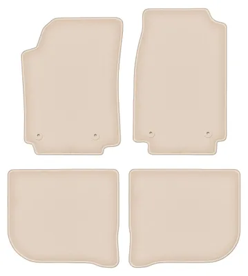 Imagen del producto de Alfombrillas de moqueta para Audi 100 C4 1991-1994 (familiar/sedán) – juego de 4 piezas, beige, a medida – Wielganizator FORTUNA