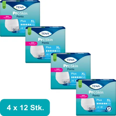 Produktbild von TENA - Pants Plus XL - 4x12Stk.