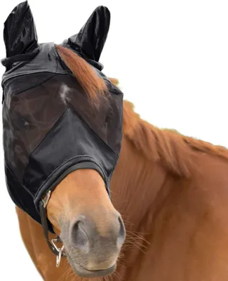 Image de Waldhausen PREMIUM masque anti-mouches 3 en 1, couleur:noir, taille:PON