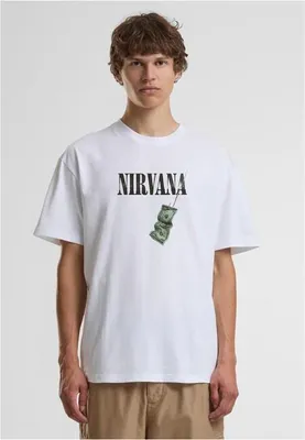 Immagine prodotto di Maglietta da uomo Mr. Tee Nirvana Nevermind Dollar Loose Tee bianca - XXL