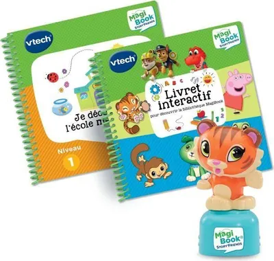 Produktbild von VTech Magibook Story'Friends Starter Pack, 2 Bücher, Mehrfarbig