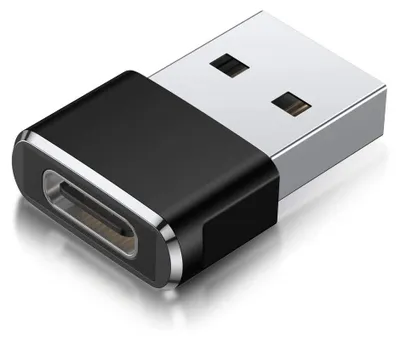 Obrázek produktu pro Cadorabo USB adaptér v černé barvě Převodník USB C na USB adaptér