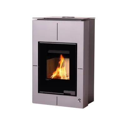 Image de HS FLAMINGO poêle-cheminée AQUAFLAM VARIO SAPORO 11 kW - gris (sans échangeur)