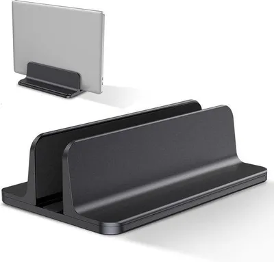 Immagine prodotto di Supporto per laptop - Alluminio - Nero - Universale - 1-3 pollici