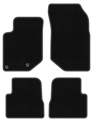 Immagine prodotto di Tappetini in moquette per Peugeot 208 II 2019- (hatchback) – set 4 pezzi, neri, su misura – Wielganizator BASIC
