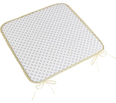 Zdjęcie produktu dla Poduszka Adéla gładka - 40x40 cm - szara, biała