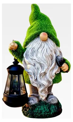 Produktbild von Wetterfester Gartenzwerg Figur, Deko Zwerg für Garten und Balkon