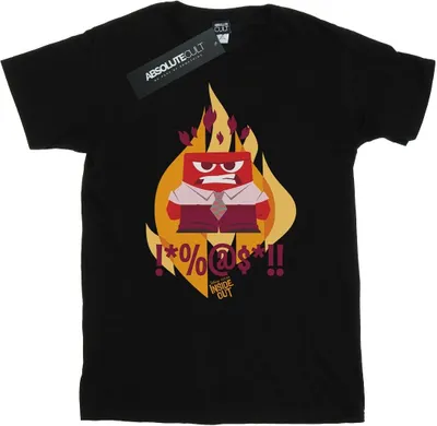 Produktbild von Disney - "Inside Out Fired Up" T-Shirt für Herren BI43982 (L) (Schwarz)