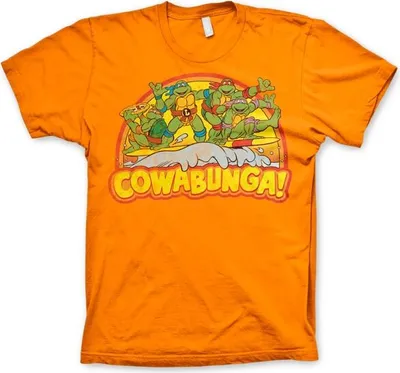Produktbild von TMNT - Cowabunga T-Shirt - Medium - Orange
