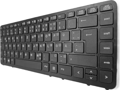 Image de Clavier FRANÇAIS noir, cadre noir, trackpoint pour HP EliteBook 840 G1 F1P70EA