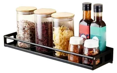 Produktbild von Küchen-Gewürzregal zur Wandmontage in verschiedenen Größen
