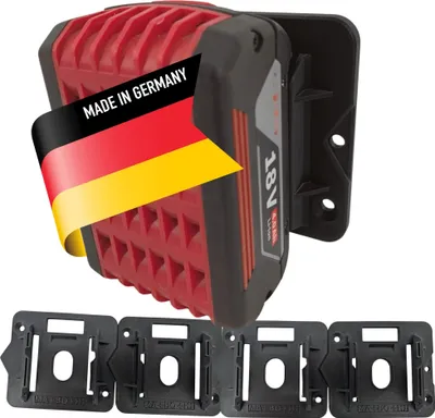 Produktbild von 5x Akkuhalter passend für Bosch Professional 14,4V 18V 36V Akku Wandhalterung Wand Halter GBA ProCore AMPShare