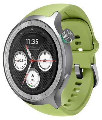Obrázek produktu pro Motorola Moto Watch, 3,63 cm (1.43"), OLED, Dotyková obrazovka, 4 TB, GPS, 40 g