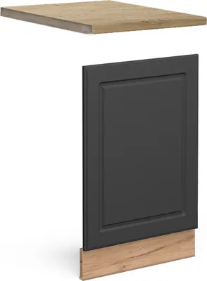 Produktbild von Frontblende Vicco Fame-Line Anthrazit-Gold 45 cm , AP Eiche, Model 46793