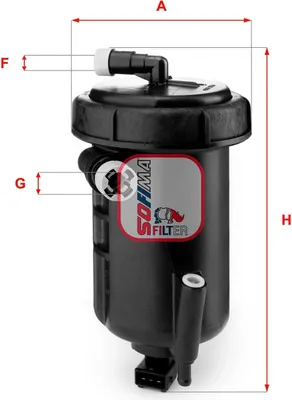 Produktbild von Kraftstofffilter SOFIMA S 5147 GC für FIAT Ducato Kastenwagen (250, 290) Filtereinsatz