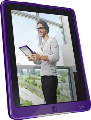 Obrázok produktu pre iSkin Vu iPad, Plast, Guma, Purpurová