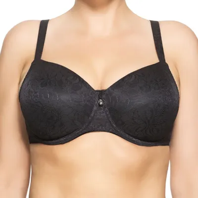 Produktbild von Ulla Alice Bügel-BH Nahtlos gemoldetes BH-Cup aus hoch funktioneller Power-Lace Qualität, Funktionelle Rückenverarbeitung für höchsten Halt und Tragekomfort, Der komfortable Rückenverschluss mit softer Kante wird mit zunehmender Größe breite