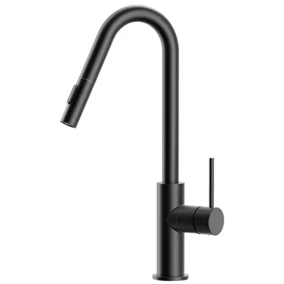 Produktbild von 360° Drehbar Spültischarmatur, Wasserhahn Küche Ausziehbar, Küchenarmatur 304 Edelstahl mit Brause, 2 Strahlarten, DVGW, Hochdruck, Einhandmischer