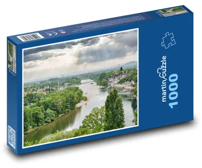 Obrázek produktu pro Puzzle 1000 Řeka mezi lesy - martinpuzzle