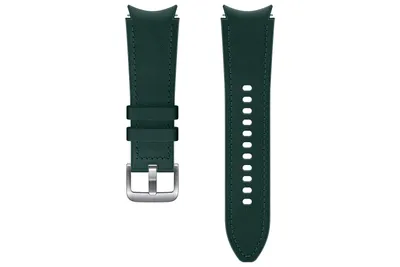 Produktbild von Samsung ET-SHR88SGEGEU Samsung Hybrid Leather Band (20 mm, S/M) Green Neu