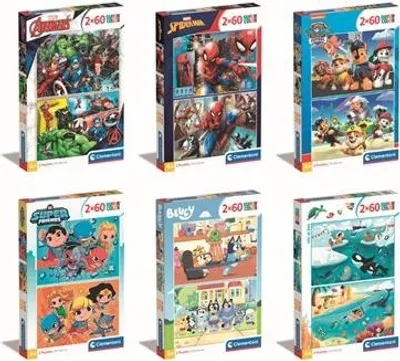 Obrázok produktu pre Clementoni Supercolor 87933, 60 kusov, rozprávky, 4 rok / roky