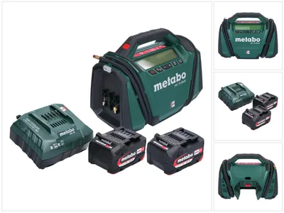 Produktbild von Metabo AK 18 Multi Akku Kompressor 18 V 11 bar + 2x Akku 4,0 Ah + Ladegerät