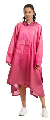 Immagine prodotto di Poncho impermeabile, leggero, riutilizzabile, traspirante e resistente, con cappuccio, ideale per le donne