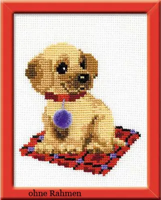 Obrázek produktu pro Riolis křížková výšivka set "Puppy", počítaný vzor